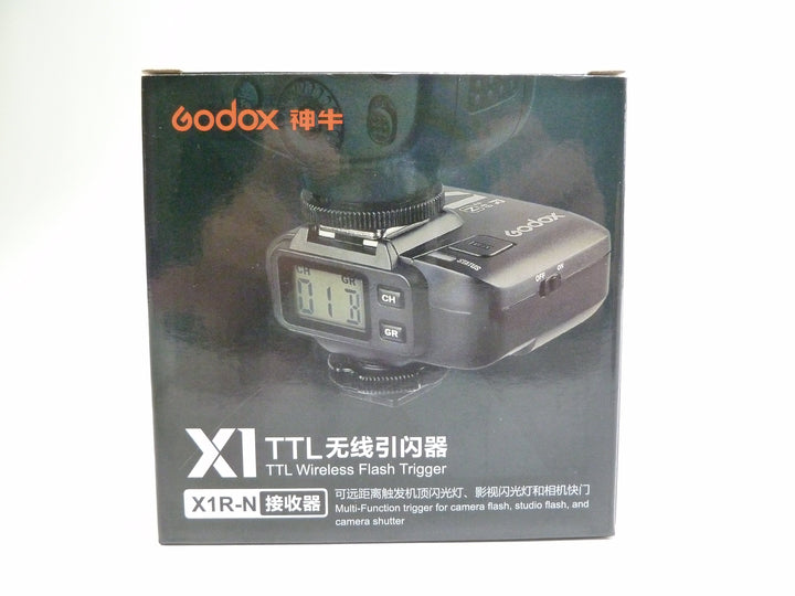 Godox X1R-N TTL Wireless Flash Trigger for use with Nikon Remote Controls and Cables - Wireless Triggering Remotes for Flash and Camera Godox 8I20S