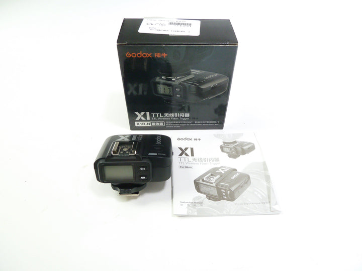 Godox X1R-N TTL Wireless Flash Trigger for use with Nikon Remote Controls and Cables - Wireless Triggering Remotes for Flash and Camera Godox 8I20S