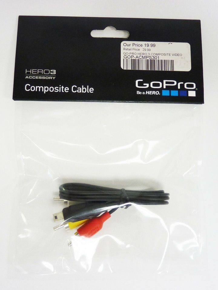 GoPro Composite Cable for HERO3 / HERO3+ / HERO4 Action Cameras and Accessories GoPro GOP-ACMPS301