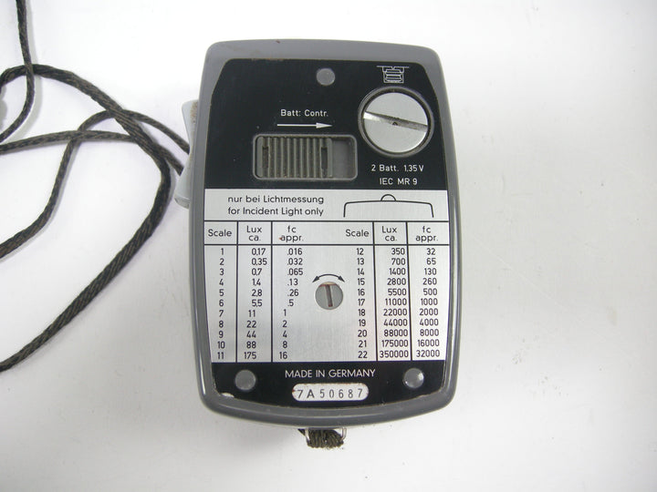 Gossen Luna Pro Light Meter Light Meters Gossen 7A50687