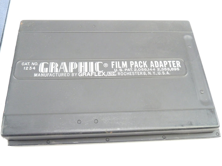 Graflex 4X5 Film Back Adapter in Box Large Format Equipment - Film Holders Graflex 12062220