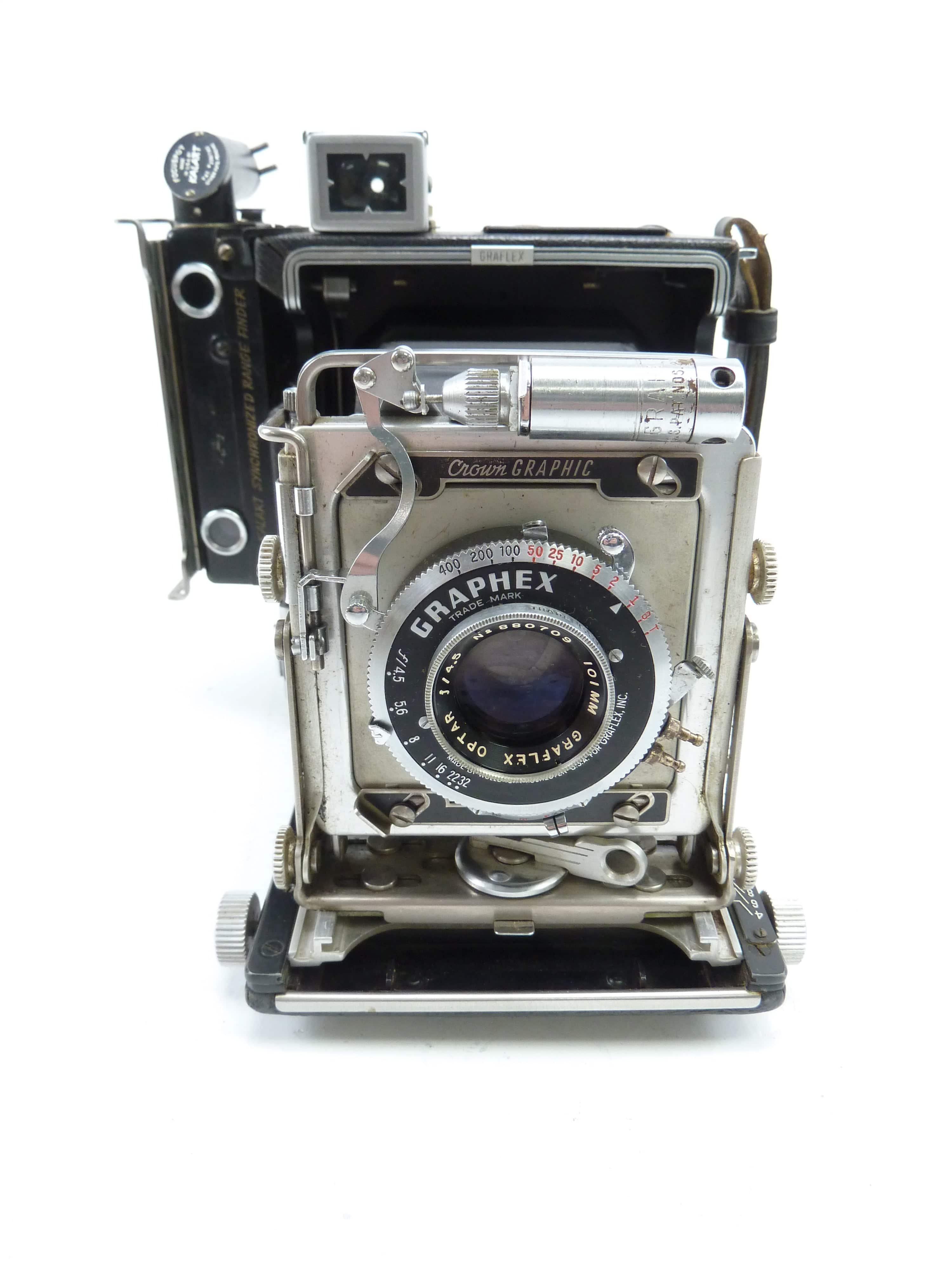 Graflex Crown Graphic 2X3 with Graflex Optar 101MM F4.5 Lens