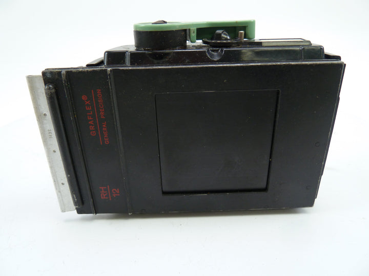 Graflex RH12 Film Back with slow return on advance lever Medium Format Equipment - Medium Format Film Backs Graflex 10132243