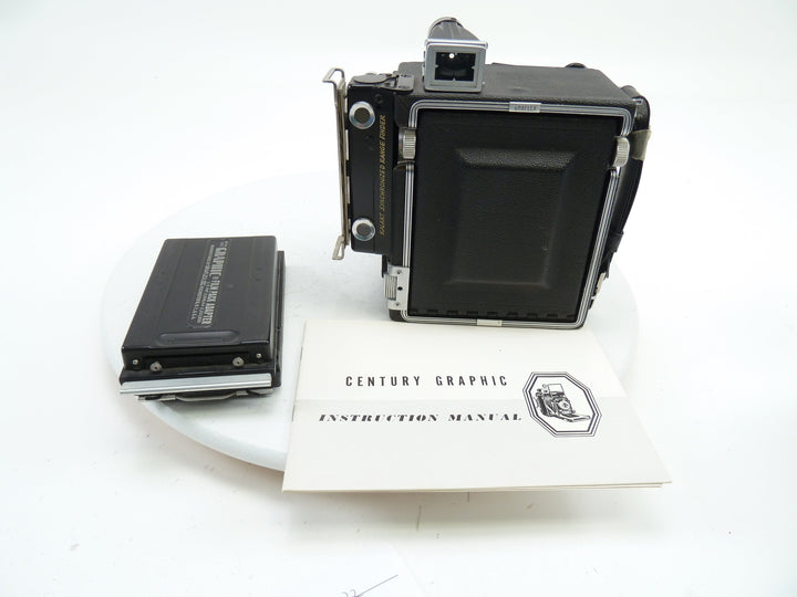 Graflex Speed Graphic 2 1/4X 3 1/4 Camera with Kodak Ektar 105MM F3.7 Large Format Equipment - Large Format Cameras Graflex 11022220