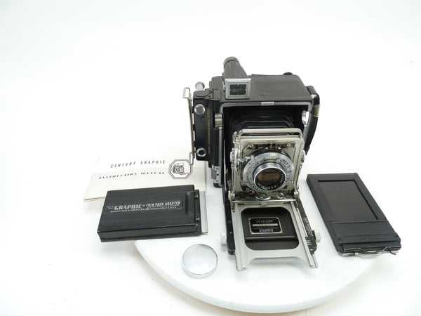 Graflex Speed Graphic 2 1/4X 3 1/4 Camera with Kodak Ektar 105MM F3.7 Large Format Equipment - Large Format Cameras Graflex 11022220
