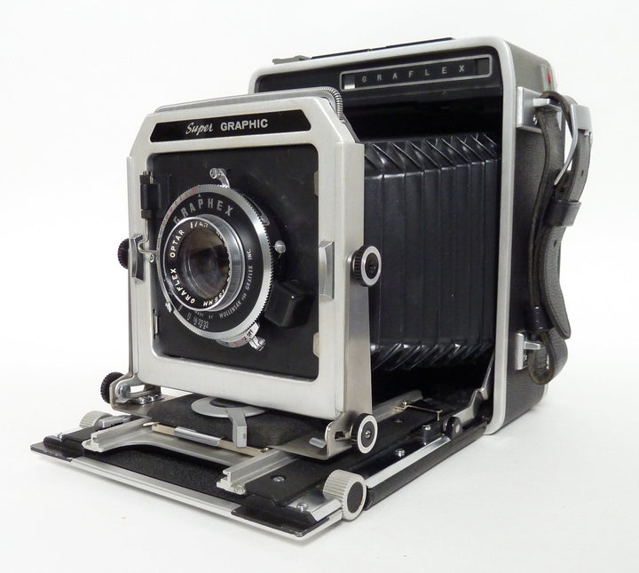 Graflex Super Graphic 4x5 Camera with Optar 135mm f4.7 Lens Large Format Equipment - Large Format Cameras Graflex G45354