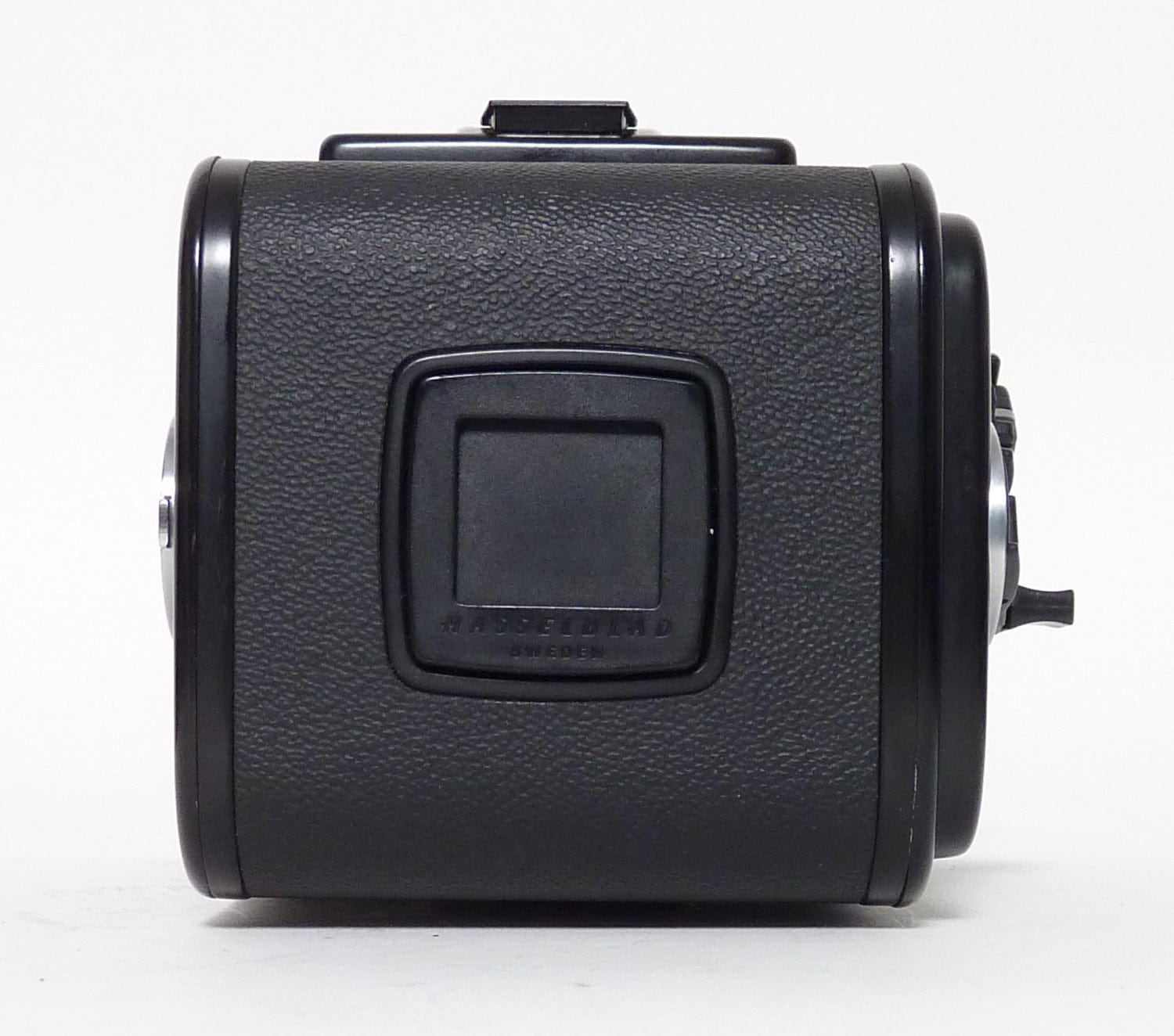 Hasselblad 500 C/M Black with A12 Back - Waist Level Finder - Cross  Focusing Screen