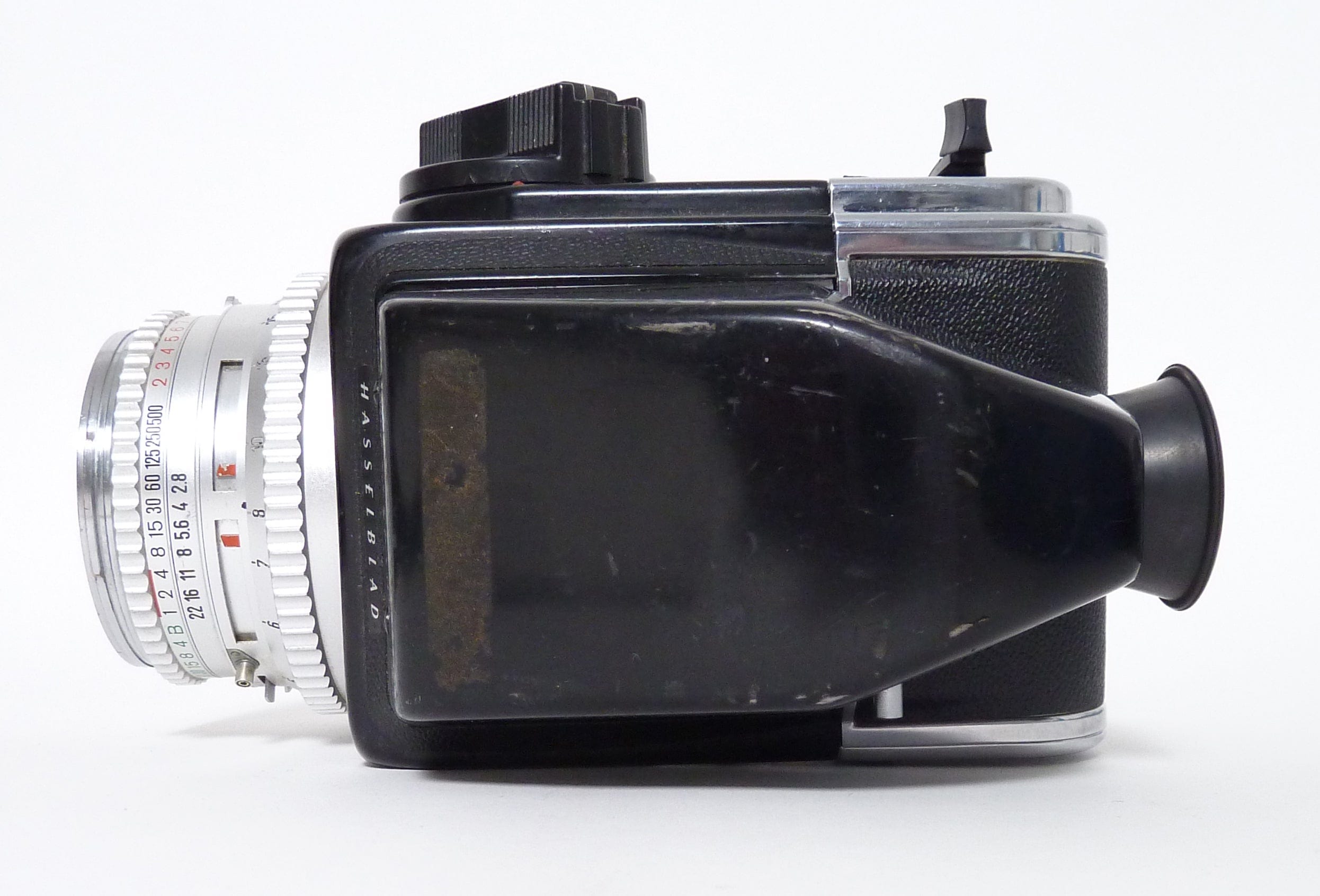 Hasselblad 500C/M with 80mm f2.8 A12 Back and Std Prism – Camera 