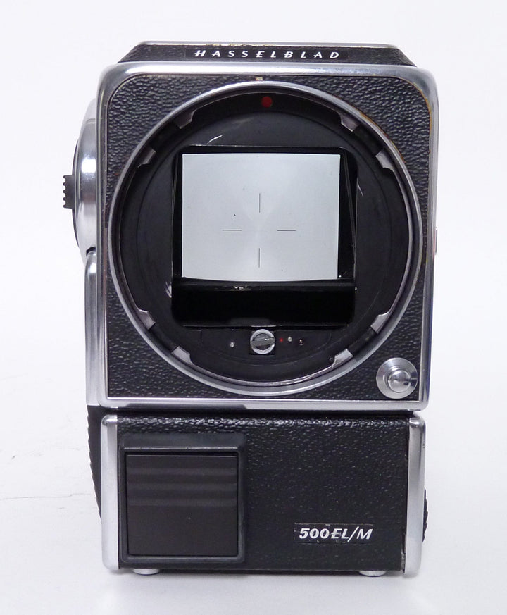 Hasselblad 500EL/M Body with A12 Back and 9V Adapter – Camera Exchange