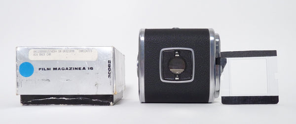 Hasselblad A16 Back -In Box with Super Slide Mask Medium Format Equipment - Medium Format Film Backs Hasselblad UR321898