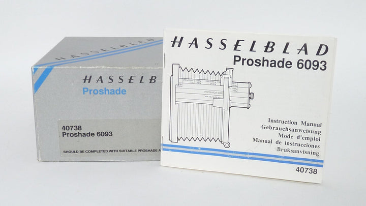 Hasselblad Proshade 6093 with 60 Bay Adapter Lens Accessories Hasselblad 40738