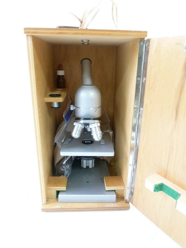 Hertel & Reuss 35 Kassel Microscope Kit with Wooden Case Other Items Hertel & Reuss 632141