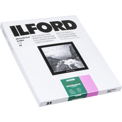 Ilford Multigrade FB Glossy 8x10 25 Sheets Darkroom Supplies - Paper Ilford ILF171972