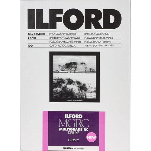 Ilford Multigrade IV RC 5X7 Glossy 100 Sheets Darkroom Supplies - Paper Ilford ILF1179848