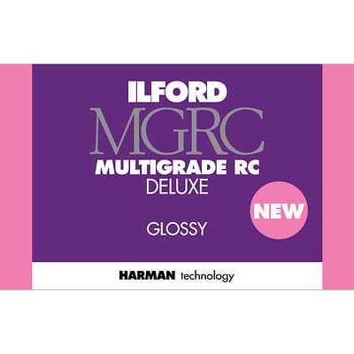 Ilford Multigrade RC Deluxe Paper (Glossy, 8 x 10'', 100 Sheets) Darkroom Supplies - Paper Ilford ILFDI-1179936