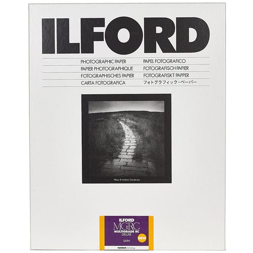 Ilford Multigrade RC Deluxe Paper (Satin, 5 x 7'', 25 Sheets) Darkroom Supplies - Paper Ilford ILFDI-1179529