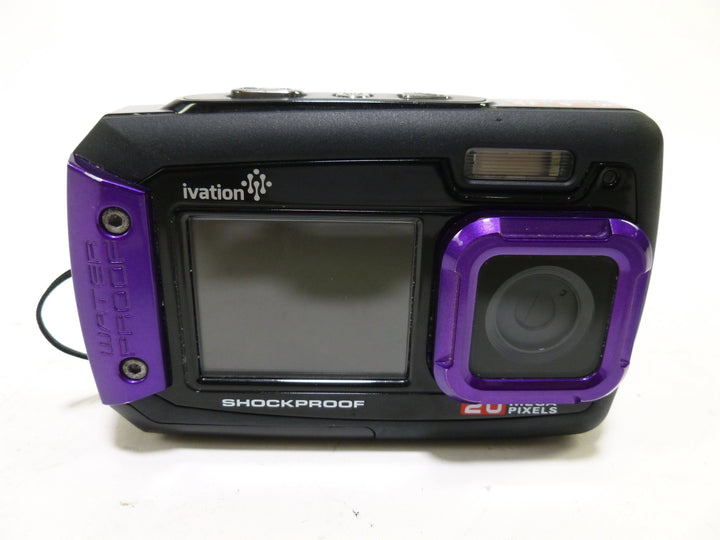 Ivation 20mp Waterproof Camera with Micro SD Card Underwater Equipment Ivation IVWPDC20PU