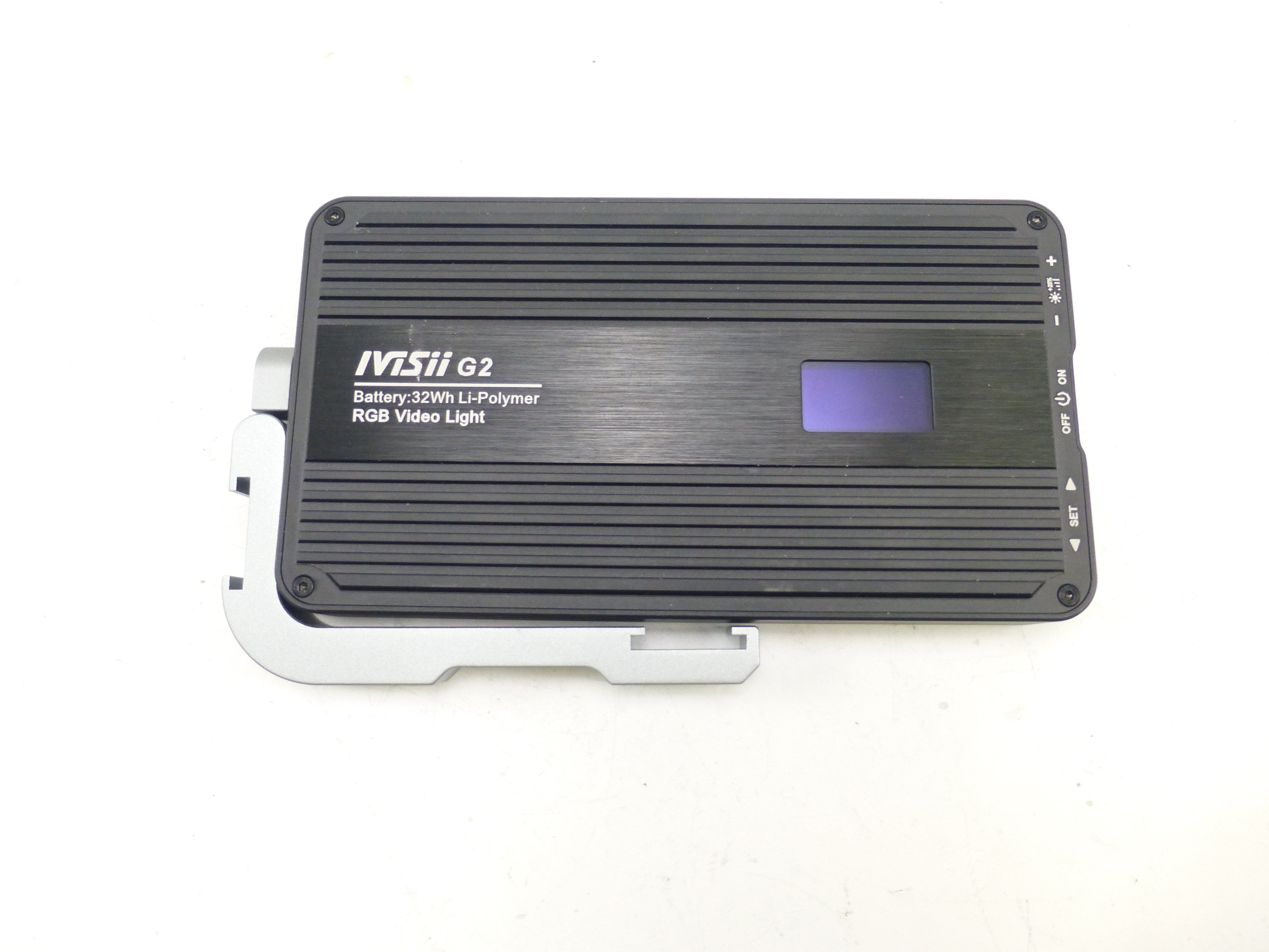 IVISII G2 Pocket RGB Camera Light,32Wh Built-in 4300mAh Rechargeable B ...