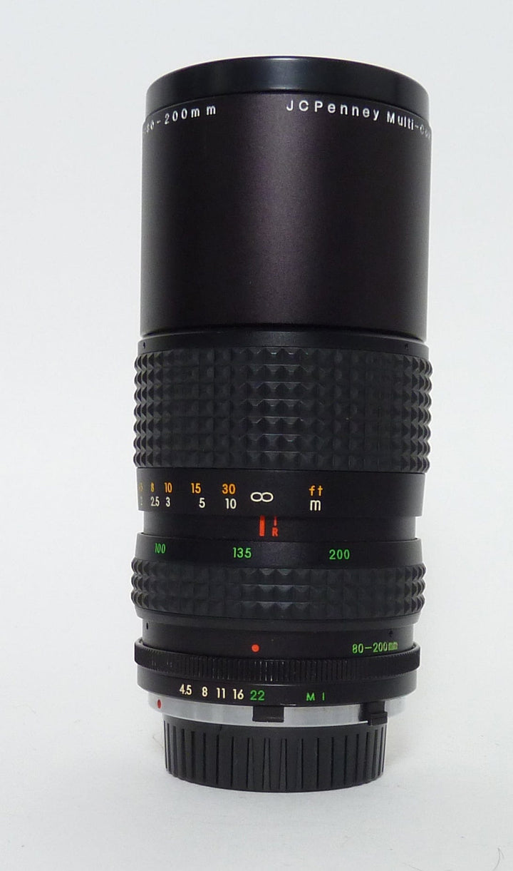 JC Penney 80-200mm f4.5 Minolta MD Mount Lens Lenses - Small Format - Minolta MD and MC Mount Lenses JCPenney 806008