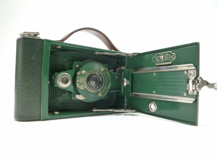 Kodak Kodex Rainbow Hawkeye #2 Model B (Green) w Kodak Junior Carrying Case Film Cameras - Other Formats (126, 110, 127 etc.) Kodak 395521
