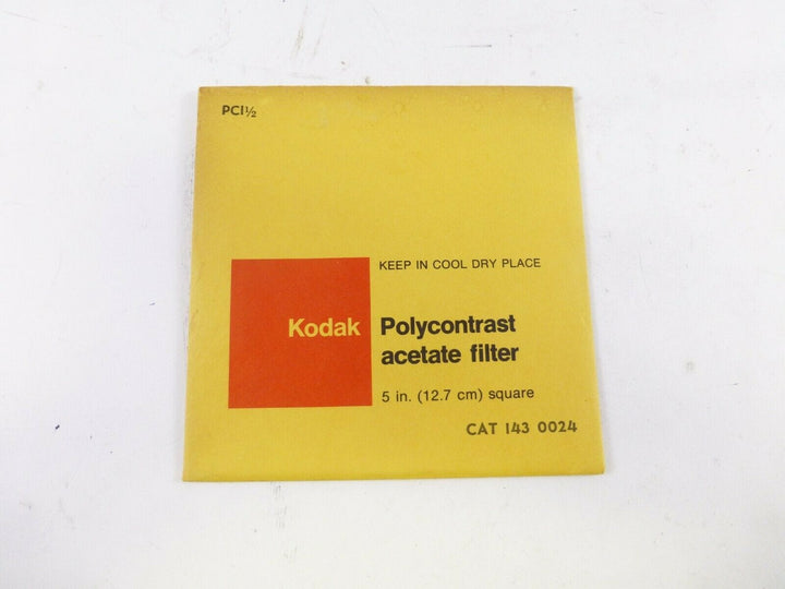 Kodak PCI, PCI1/2, PC2, PC21/2, PC3, PC31/2, and PC4 Acetate Filter Lot, in EC. Filters and Accessories Kodak 12720PCLOT