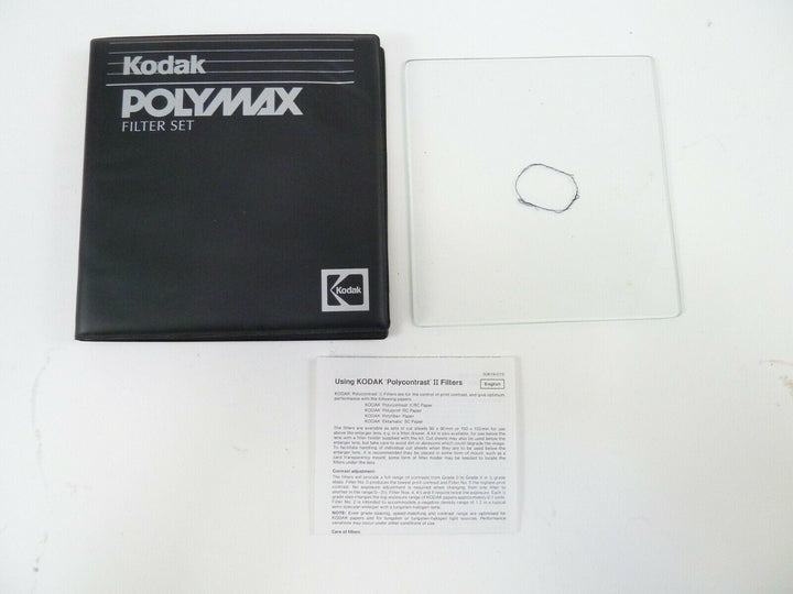 Kodak Polymax Filter Set 6x6 with Multi-Lingual Manual Darkroom Supplies - Enlargers and Accessories Kodak POLYMAXFILTERS