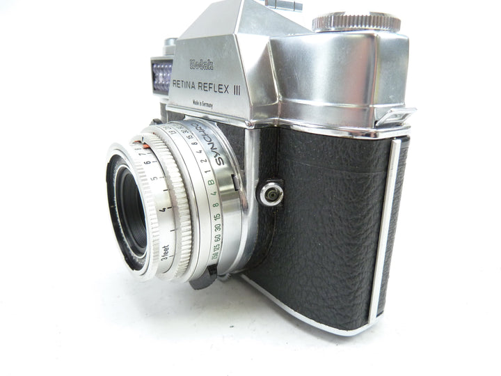 Kodak Retina Reflex III with Schneider 50MM F2.8 Lens                                   2.8 Lens NO METER 35mm Film Cameras - 35mm Specialty Cameras Kodak 272238