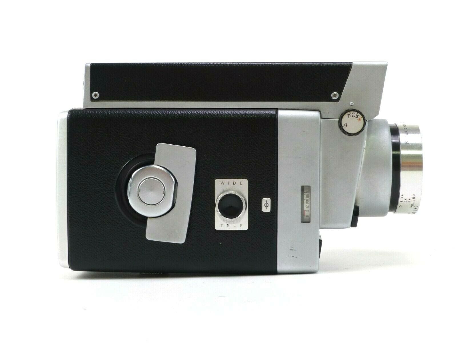 Kodak Zoom 8 Reflex Camera with an Ektanar F/1.6 and a Case