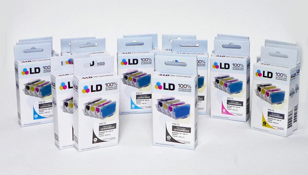 LD Ink for use in Canon Pro-10 Printer - 19 Cartridges Ink Jet Cartridges LD LD72INK