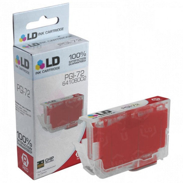 LD Red Ink (PGI 72) for Canon Pro-10 Ink Jet Cartridges LD PGI72RED