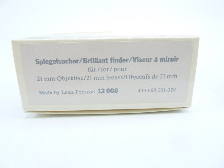 Leica 21MM Black Viewfinder 12 008 MINT in Box Leica Leica 552215