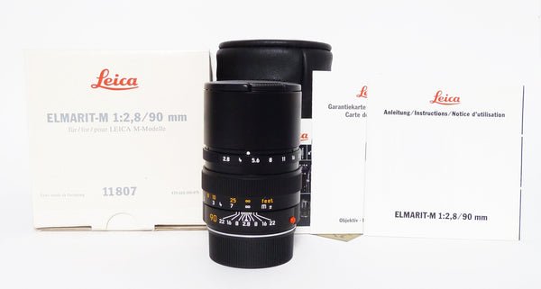 Leica Elmarit-M 90mm F2.8 (11807) - In case and Box Leica Leica 3556656