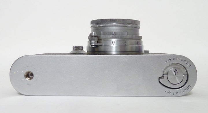 Leica IIIf Black Dial Body with Summitar 5cm f2 Lens - Case - Just CLA'd Unclassified Leica 586039