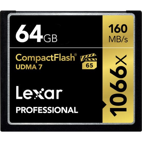 Lexar Pro CF 1066x 64GB Memory Cards Lexar PRO2390