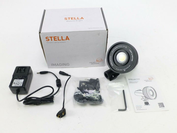 Light and Motion Stella 2000 5600K LED Light in OEM Box with Accessories, in EC. Studio Lighting and Equipment - LED Lighting Light and Motion LM850-0397-B