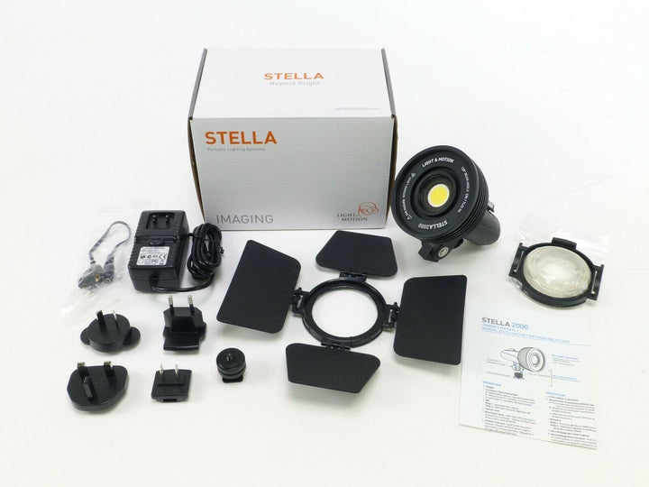 Light and Motion Stella 2000 Action Kit with Accessories - BRAND NEW! Studio Lighting and Equipment - LED Lighting Light and Motion LM860-2001-K