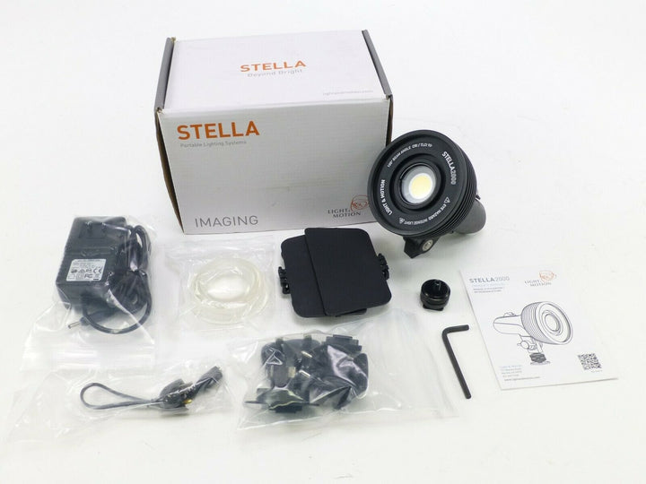 Light and Motion Stella 2000 IP68 Single Point LED Light in OEM Box and in EC. Studio Lighting and Equipment - LED Lighting Light and Motion LM850-0336-AD