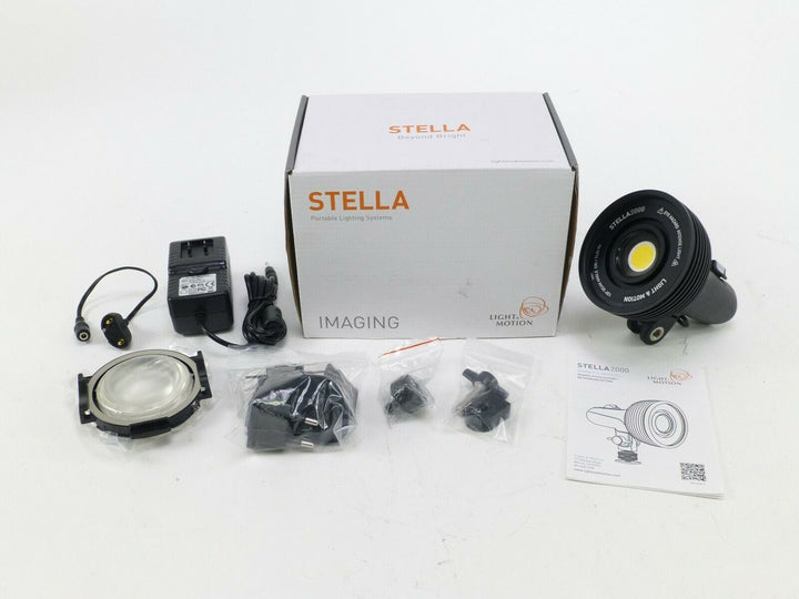 Light and Motion Stella 2000 spLED 5600K LED Light in OEM Box with Accessories. Studio Lighting and Equipment - LED Lighting Light and Motion LM850-0397-AD