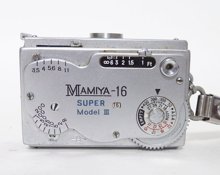 Mamiya-16 Super Model III Spy Camera Unclassified Mamiya 585826