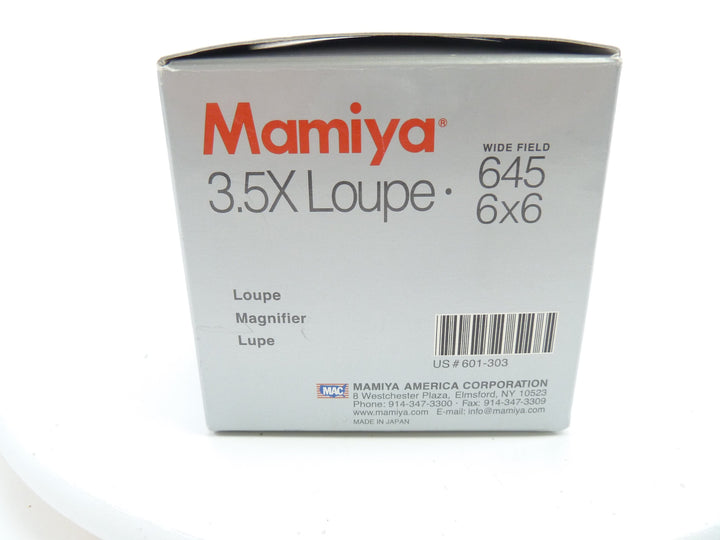 Mamiya 3.5X Loupe for 645 and 6X6 like new in case Loupes, Magnifiers and Light Boxes Mamiya 9202208