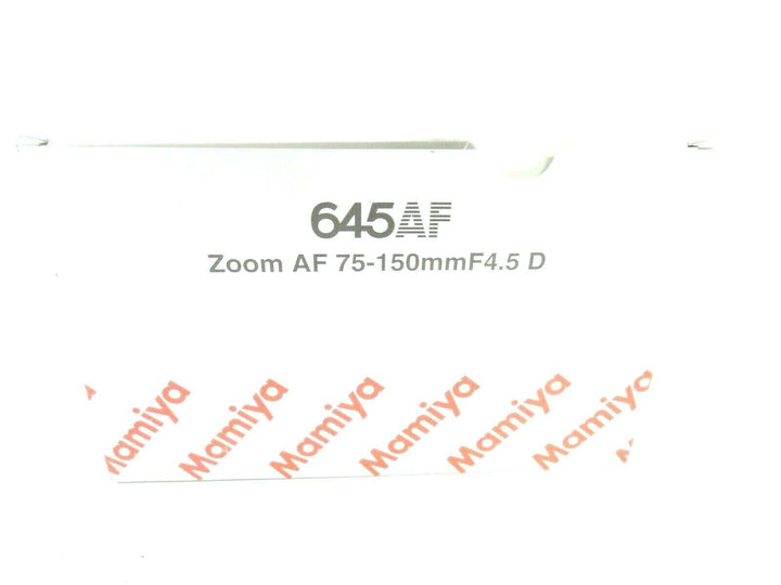 Mamiya 645 AF 75-150MM F4.5 D Series Zoom Lens Medium Format Equipment - Medium Format Lenses - Mamiya 645 AF Mount Mamiya 6212111