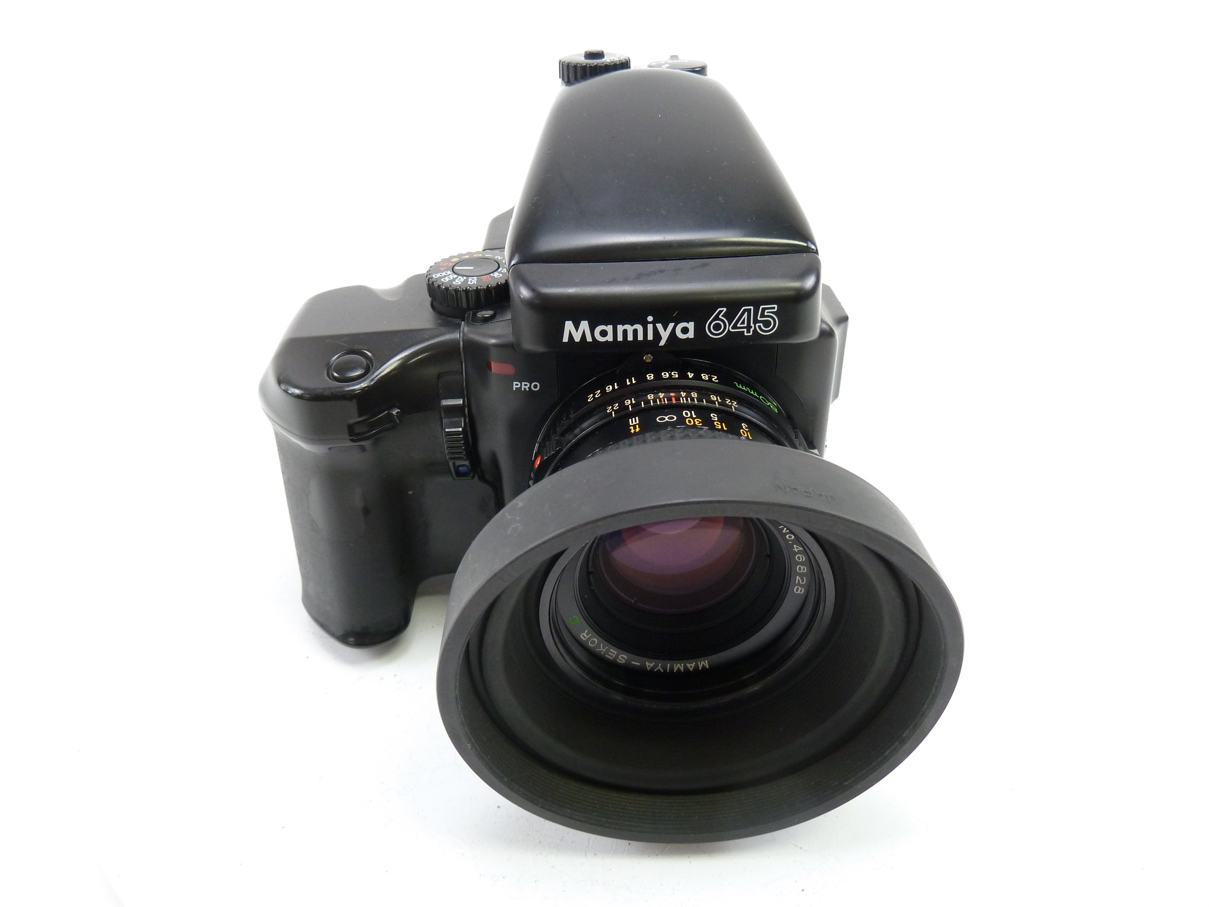 Mamiya 645 Pro Outfit with AE Prism, 80MM F2.8 C Lens, and 120 Pro Mag ...
