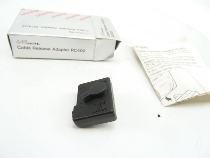 Mamiya 645 Pro, RZ67 Cable Release Adapter RC402 – Camera Exchange