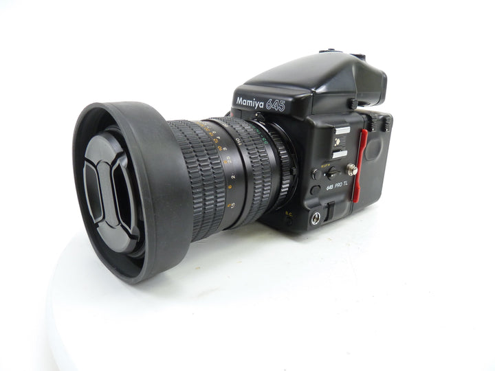 Mamiya 645 Pro TL Kit with 55-110MM F4.5 Zoom Lens, Pro AE Prism, and Pro 120 Magazine Medium Format Equipment - Medium Format Cameras - Medium Format 645 Cameras Mamiya 962216