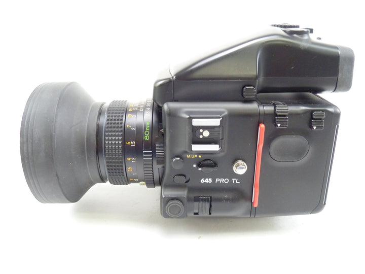 Mamiya 645 Pro TL Kit with AE Prism, 80MM F2.8 C, Motor Drive, and 120 Mag Medium Format Equipment - Medium Format Cameras - Medium Format 645 Cameras Mamiya 10252296