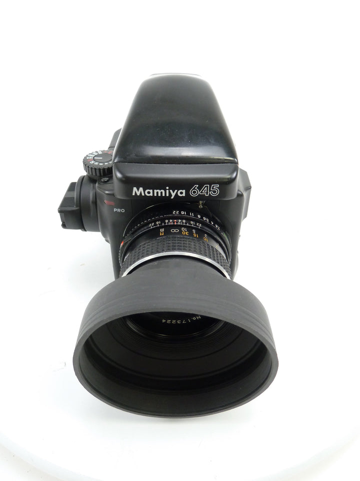 Mamiya 645 Pro with Prism Finder, Pro 120 Magazine, and 80MM F2.8 C Lens Medium Format Equipment - Medium Format Cameras - Medium Format 645 Cameras Mamiya 8172237