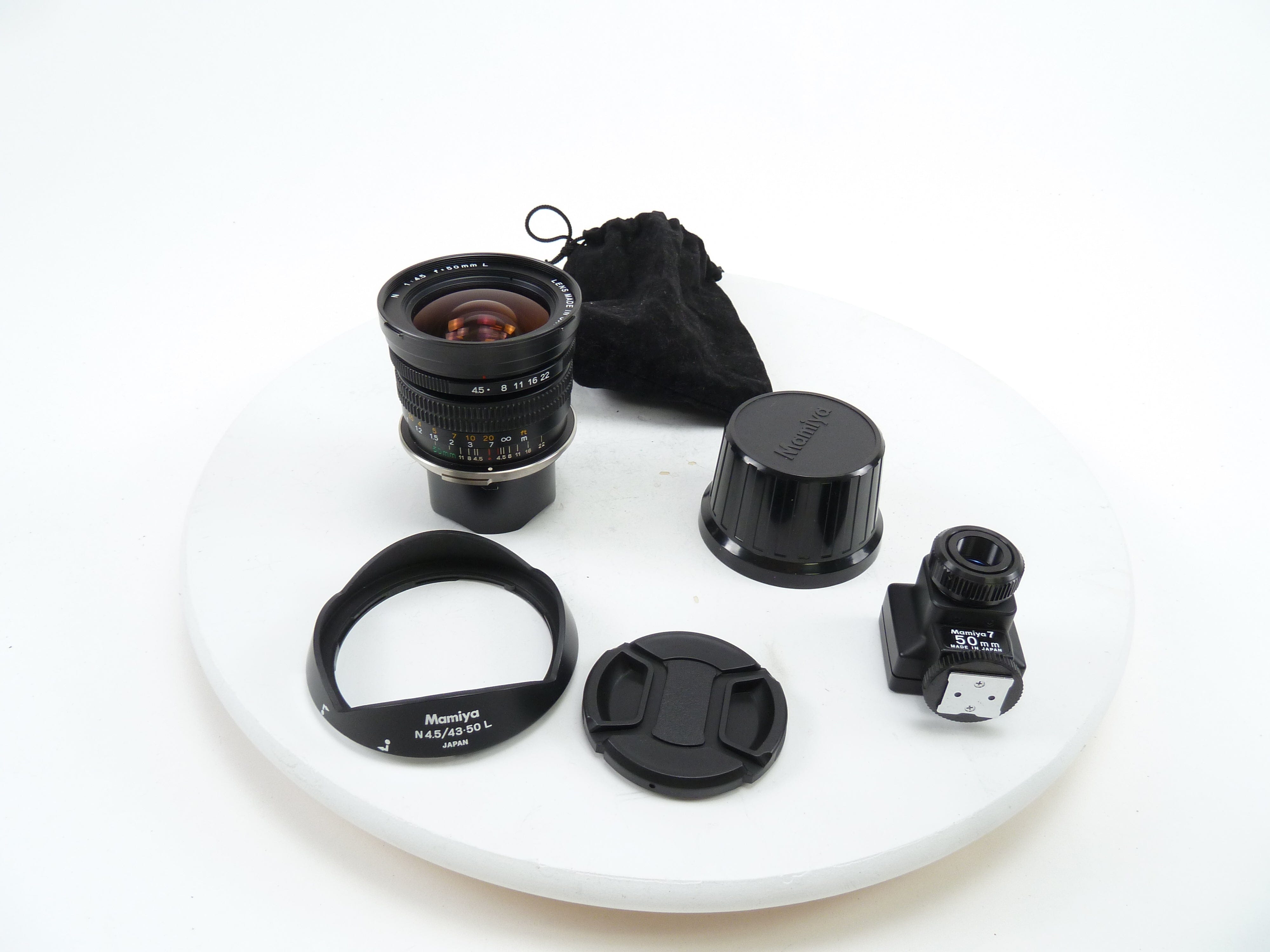 Mamiya 7 50MM F4.5 L Wide Angle Lens with Viewfinder – Camera Exchange