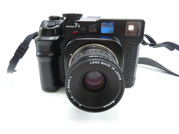 Mamiya 7 II Black Body with 80MM F4 Lens and Strap Medium Format Equipment - Medium Format Cameras - Medium Format 6x7 Cameras Mamiya 1312380