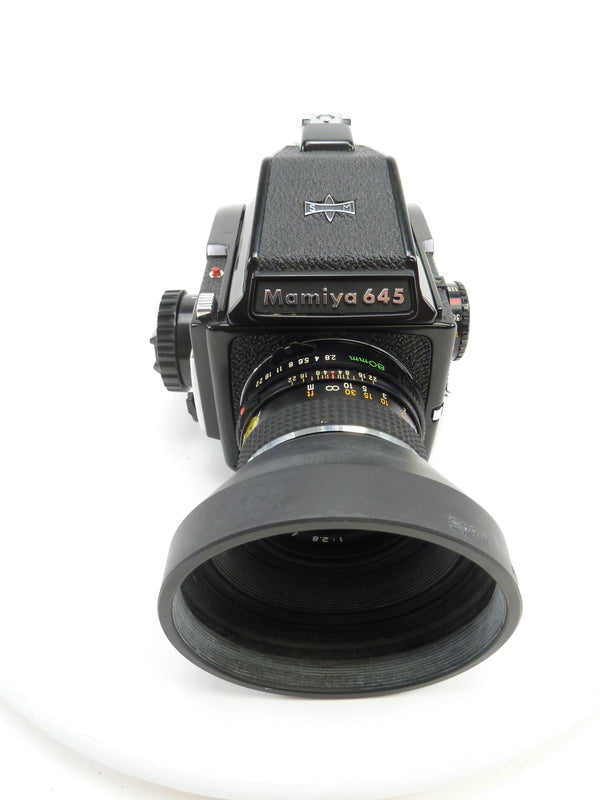 Mamiya M645 Kit with 80MM F2.8 Lens, Prism Finder, and 120 Insert Medium Format Equipment - Medium Format Cameras - Medium Format 645 Cameras Mamiya 962225