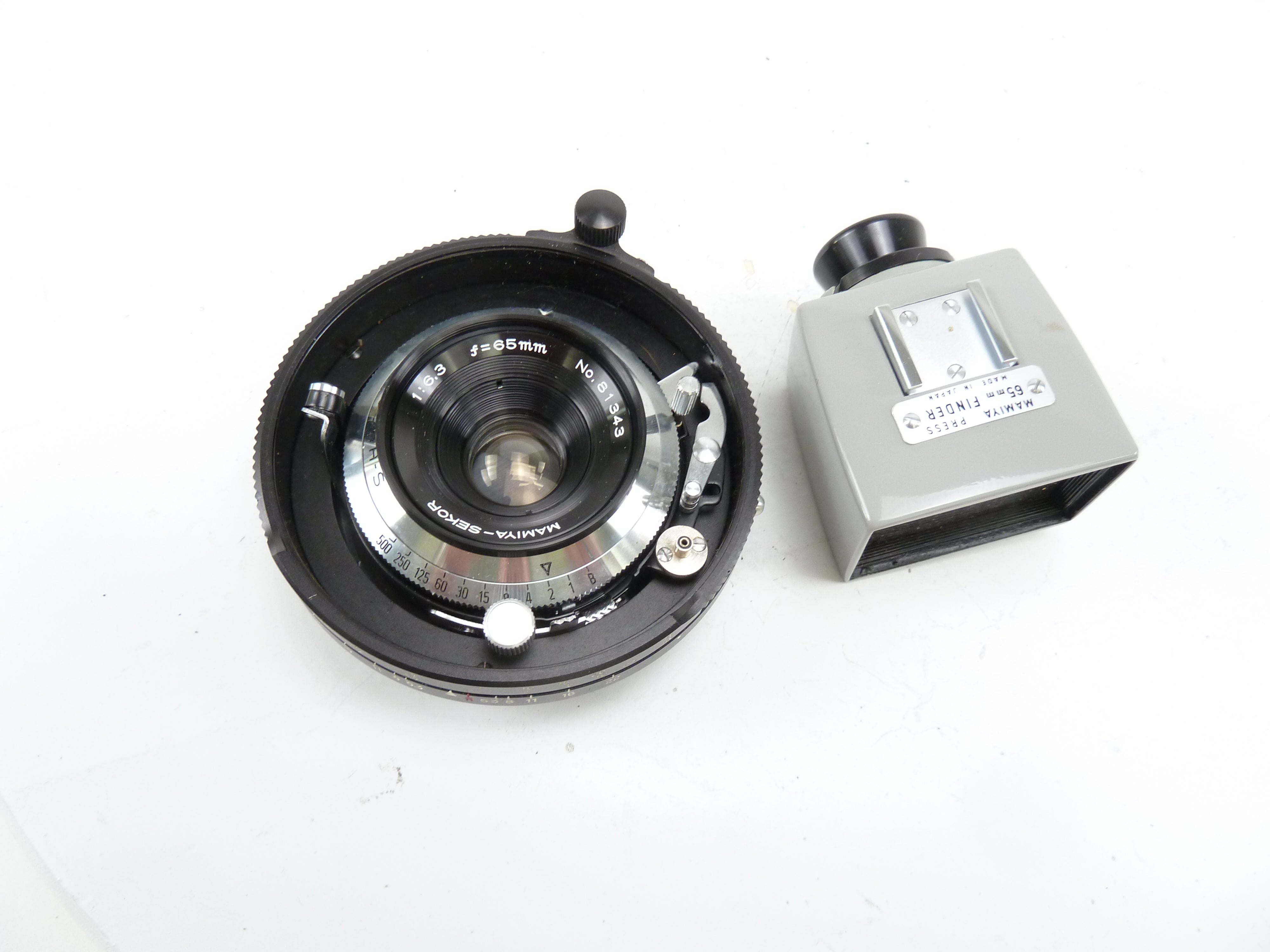 Mamiya Press 65MM F6.3 with Viewfinder in BOX – Camera Exchange